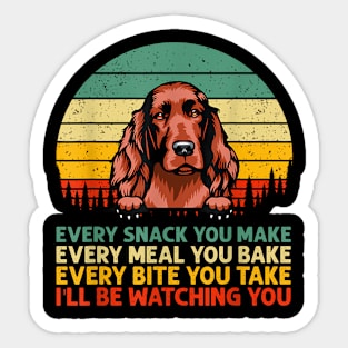 Dog Every Snack You Make Father Day Sticker